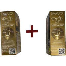 Maxx Deluxe Mavi Siyah Saç Boyası 2'li Set