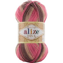 Alize Diva Batik 7829 El Örgü Ipliği
