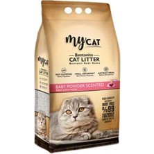 My Cat Mycat Mycat 10lt Bentonit Kedi Kumu Pudra Kokulu Ince Tane