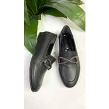 Punto 345043 Taşlı Loafer Babet