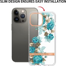 Zhkj Shop iPhone 15 Pro Için Tpu Telefon Kılıfı - Mavi (Yurt Dışından)