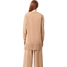 Mizalle Bsc Rayon Triko Camel Tunik