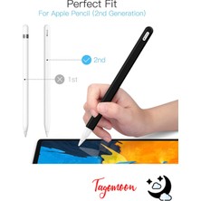 Tagomoon Apple Pencil (2. Nesil) Uyumlu Kılıf Renkli Mat Silikon Koruyucu