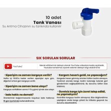 Water King Su Arıtma Cihazı Için Tank Vanası 10 Adet