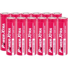 Power-Xtra PX18650-22E - 3.7V 2200 Mah Li-Ion Şarjlı Pil - 5c 12 Li Paket