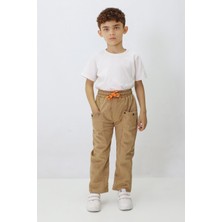 Canix Kids Erkek Çocuk Flato Cepli Kadife Pantolon