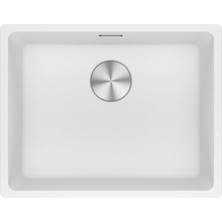 Franke Maris Mrg 110-52 Granit Evye, Bianco, Tezgahaltı, Tek Hazne, 52X40 Cm, Beyaz Renk