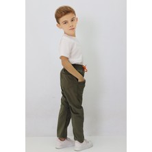 Canix Kids Erkek Çocuk Flato Cepli Kadife Pantolon