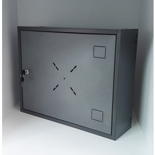 Acil Pano Dvr Pano/box Nvr Cctv Rack Kabinet ve Monitör Koruma Kutusu 1u 19 '' W 55 H 45 D 15 Antrasit/Siyah