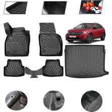 OtoLine Volkswagen Taigo Üst 2023 Model 4d Bagaj Paspas Set