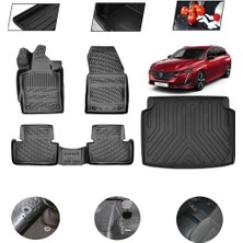 OtoLine Peugeot 308 2023 Model 4d Bagaj Paspas Set