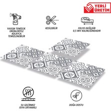 Kendinden Yapışkanlı Geometrik 010 Desenli Pvc Karo 30X30 cm 4'lü 0,36 M2