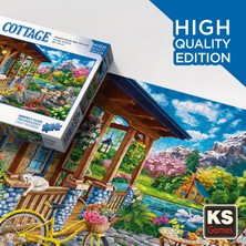 KS Games Colorful House Near The Lake 500 Parça Puzzle