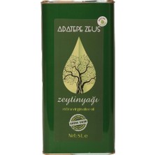 Adatepezeus Soğuk Sıkım Filtresiz Naturel Sızma (2023-2024 Kasım) Yeni Hasat Premium Zeytinyağı 5 Lt