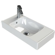 Turkuaz Seramik Sharp 60X30 cm  Sol Delikli Lavabo