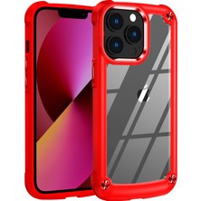 Forestl Digital Iphone 13 Pro Max Telefon Kılıfı Kamera Koruma Telefon Kılıfı 6.7 Inç 3601 Derecelik Damla Dirençli Hibrid Telefon Kapağı Kasa-Kırmızı/kırmızı (Yurt Dışından)