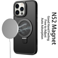 Forestl Digital Iphone 13 Pro Tpu+Pc Kickstand Matte Vaka Manyetik Telefon Kapağı Magsafe-White ile Uyumlu (Yurt Dışından)