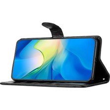 Forestl Digital Iphone 13 Pro Max Telefon Kılıfı Dikiş Hattı Rhombus Doku Doku Telefon Kılıfı Cüzdan Flip Stand Pu Deri Telefon Kapak Black (Yurt Dışından)