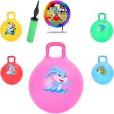 Masho Trend 90 kg Zıp Zıp Kanguru Top + Pompa - Çocuk Pilates - Çocuk Plates - Aktivite Oyuncak