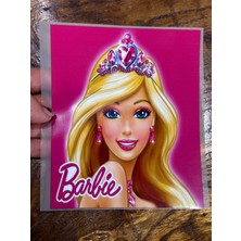 Gönülden Tasarım 17X15 cm Ütü Ile Yapışan Barbi Kız Transfer Baskı Arma Tişört Kot Arma