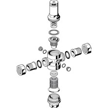 Honeywell Resideo Braukmann DN32 Entegre Filtreli Basınç Düşürücü Vana - D06F-11/4A