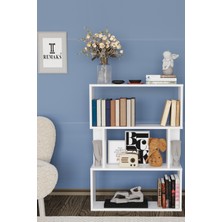 Remaks 4 Raflı Çocuk Odası Kitaplık Beyaz