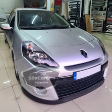 ŞüsCarOto Aksesuar Renault Clio 3 2005-2013 Uyumlu Üniversal Astra H Lip Esnek Ön Lip 2 Parça Tampon Altı Dil Karlık Ön Ek