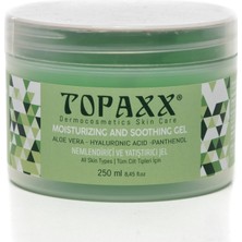 Topaxx Aloe Vera Özlü Tüm Ciltler İçin Yatıştırıcı ve Tazeleyici Jel Krem 250 ml