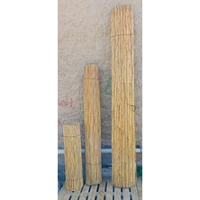 Bişkin Reed Fence Uv.Misina Ip Örgülü Doğal Kamış Çit Balkon Çiti Hasır Bambu Çit Bahçe Çiti Ve Gölgelik Dekor