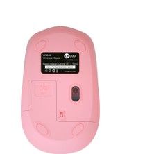 Lenovo Lecoo WS202 Kablosuz 1200DPI Optic Pembe Mouse