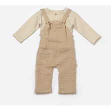 Baby Cosy Müslin Long Sleeve T-Shirt & Salopet Set