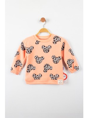 Trendimizbir (By Murat Baby) Leoparlı Minnie Mouse Baskılı Bebe Takım