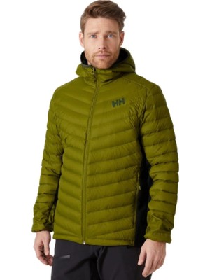 Helly Hansen Verglas Hooded Down Hybrid Insulator Jacket Erkek Mont HHA.63007.461 Yeşil