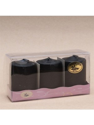 Shopiolog Kırmızı 3'Lü Silindir Mum