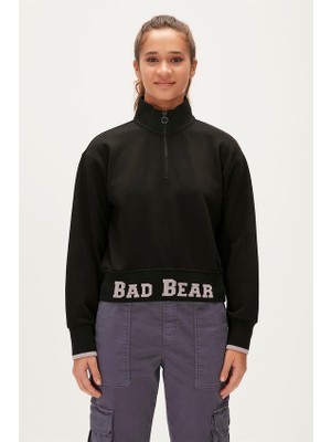 Bad Bear Zoe Half-Zıp Sweatshırt Lacivert Kadın Sweatshirt