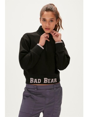 Bad Bear Zoe Half-Zıp Sweatshırt Lacivert Kadın Sweatshirt