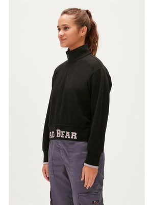 Bad Bear Zoe Half-Zıp Sweatshırt Lacivert Kadın Sweatshirt