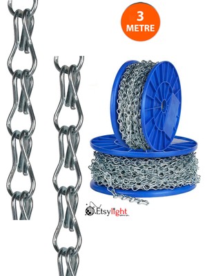 Etsylight Florasan Zinciri, Saksı Zinciri, Zincir, Sepet Zinciri, 3  metre