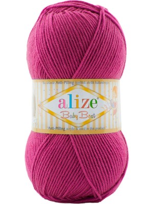 Alize Baby Best 171 Fuşya El Örgü Ipliği