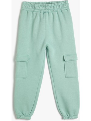 Koton Basic Jogger Eşofman Altı Cep Detaylı Beli Lastikli Şardonlu
