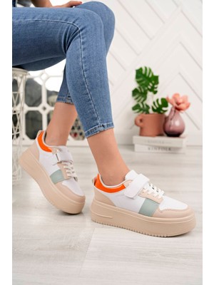 Ayakkabı Havuzu Beyaz Nut Sneaker