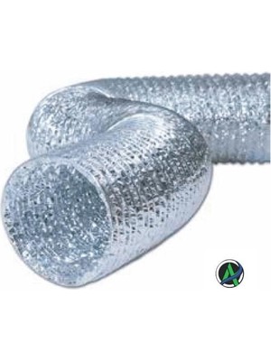 Blauflex Ø203 mm Alüminyum Izolesiz Flexible Hava Kanalı