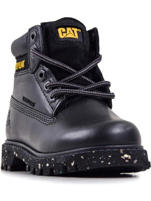 Cat 015F101090 E Colorado Black Deri Çocuk Waterproof Bot