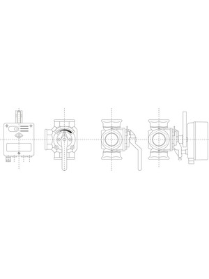 Honeywell Resideo Centra Rotary Tipi Vana Motoru Yüzer Kontrol - VMM20