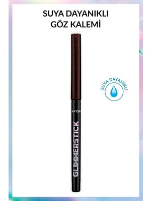 Avon Glimmersticks Pırıltılı Asansörlü Göz Kalemi Brown Sugar 1,2 g – Suya Dayanıklı, Uzun Süre Kalıcı Renk