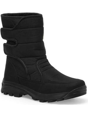 Incim ® |wintfest Kadın Siyah Içi Kürk Kaydırmaz Termal Taban Cırtlı Çizme Günlük Yağmur & Kar Botu