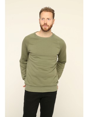 Owut Collection Bisiklet Yaka Düz Sweatshirt