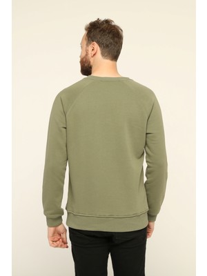 Owut Collection Bisiklet Yaka Düz Sweatshirt