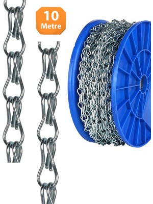 Etsylight Avize Zinciri, Floresan Zinciri, Metal Sepet  Zinciri-Fabrika Satış- 10 Metre