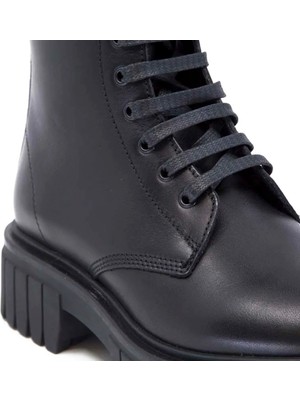 Frau Kadın Bot 86L4 Frau Poncho Boot With Wedge Outsole Nero